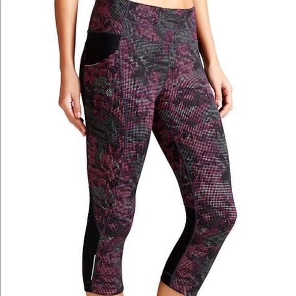 Athleta Pants - Althleta Maze Be Free Shocking Pink Knicker